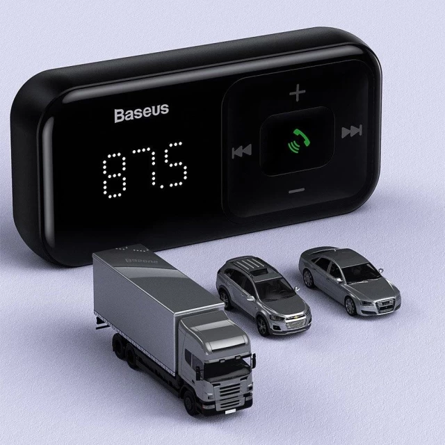 Автомобільний зарядний пристрій Baseus S-16 2xUSB-A/MicroSD Black (CCTM-F01)