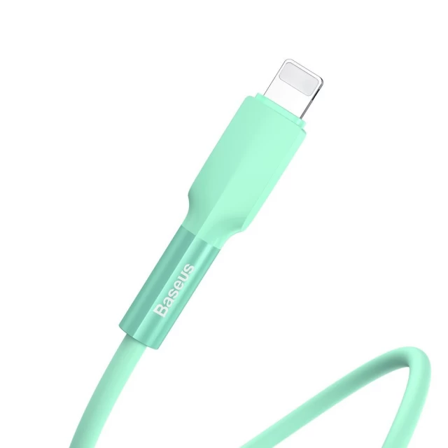 Кабель Baseus Silica Gel USB-A to Lightning 1m Green (CALGJ-06)