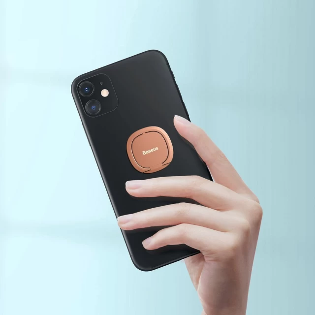 Кільце-тримач для смартфона Baseus Invisible Phone Ring Holder Rose Gold (SUYB-0R)