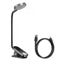 Настольная светодиодная лампа Baseus Comfort Reading Mini Clip Lamp Dark Grey (DGRAD-0G)