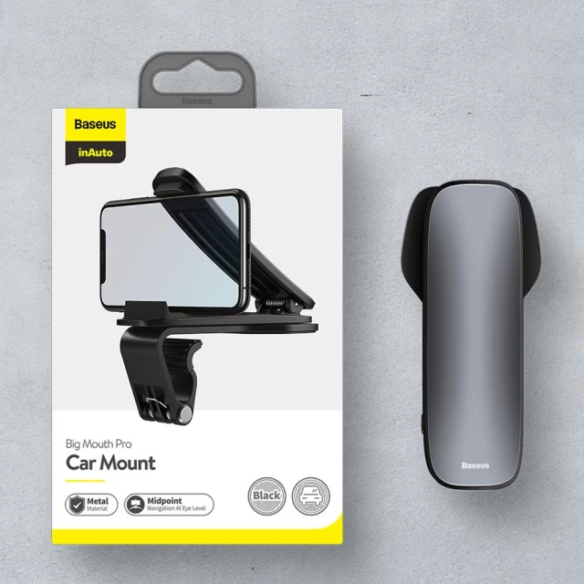 Автотримач Baseus Big Mouth Pro Car Mount Silver (SUDZ-A0S)