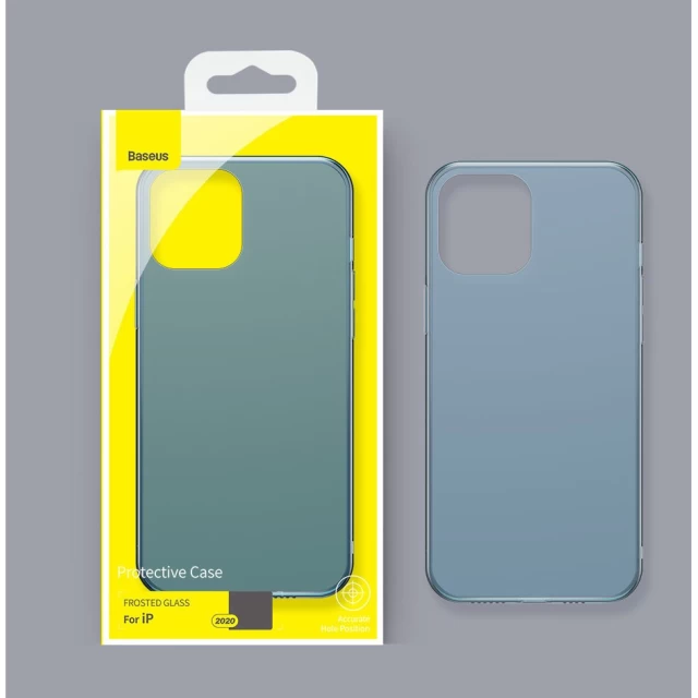 Чохол Baseus Frosted Glass для iPhone 12 | 12 Pro Dark Green (WIAPIPH61P-WS06)