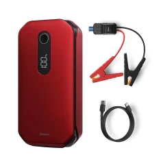 Автомобільний пусковий пристрій Baseus Starter Jump Starter Booster 12000 mAh Red (CRJS03-09)