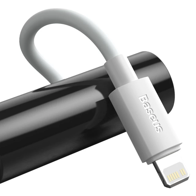 Кабель Baseus Simple Wisdom USB-C to Lightning PD 20W 1.5m (2 Pack) White (TZCATLZJ-02)