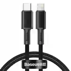 Кабель Baseus High Density Braided USB-C to Lightning 1m Black (CATLGD-01)