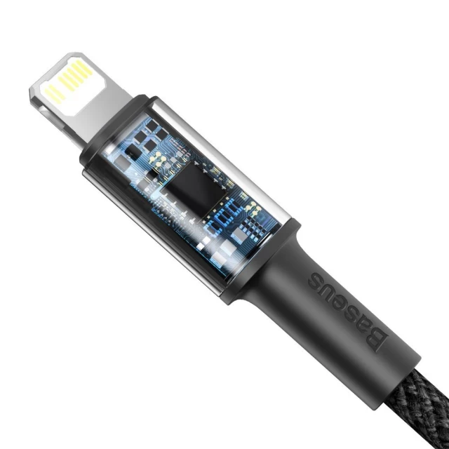 Кабель Baseus High Density Braided USB-C to Lightning 1m Black (CATLGD-01)