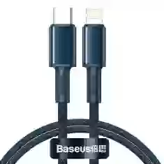 Кабель Baseus High Density Braided USB-C to Lightning PD 20W 1m Blue (CATLGD-03)