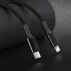 Кабель Baseus High Density Braided USB-C to Lightning 2m Black (CATLGD-A01)