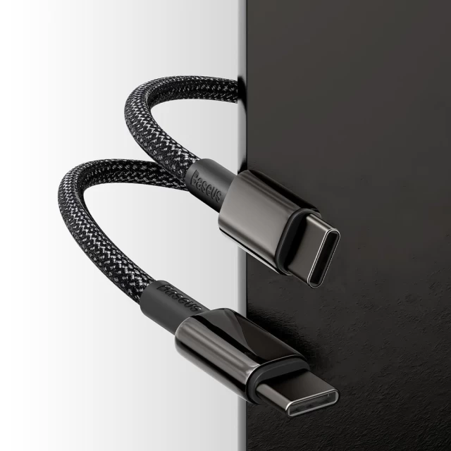 Кабель Baseus Power Delivery Quick Charge USB-C to USB-C 2m Black (CATWJ-A01)