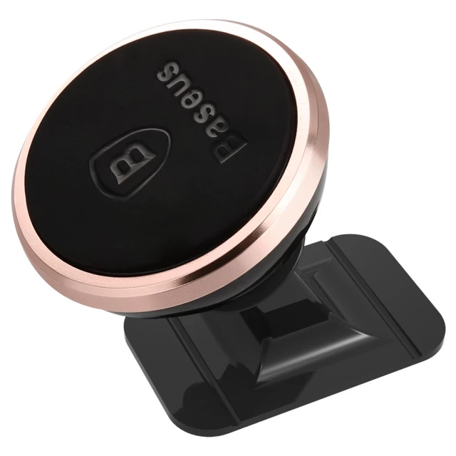 Автодержатель Baseus 360-Degree Rotation Magnetic Mount Holder Rose Gold (SUGENT-NT0R)