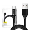 Кабель Baseus Yiven micro USB to USB-A 2A 1.5m Black (CAMYW-B01)