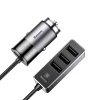 Автомобільний зарядний пристрій Baseus Enjoy Together Car Charger 65W 4xUSB-A Grey (CCTON-0G)