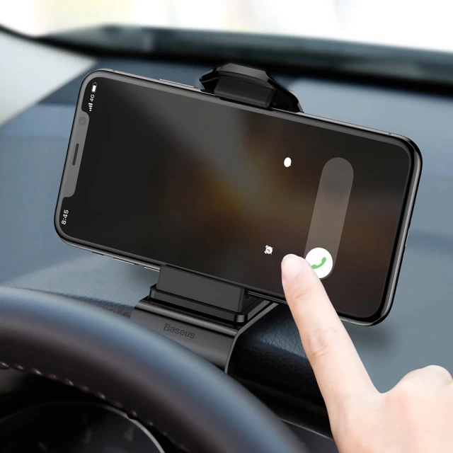 Автотримач Baseus Mouth Car Mount Black (SUDZ-01)