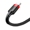 Кабель Baseus Cafule USB-A to USB-C 2m Black/Red (CATKLF-C91)