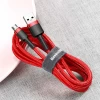 Кабель Baseus Cafule USB-A to Micro-USB 2m Red (CAMKLF-C09)