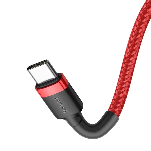 Кабель Baseus Cafule USB-C to USB-C 1m Red (CATKLF-G09)