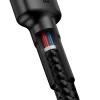 Кабель Baseus Cafule USB-C to USB-C 1m Black/Red (CATKLF-G91)