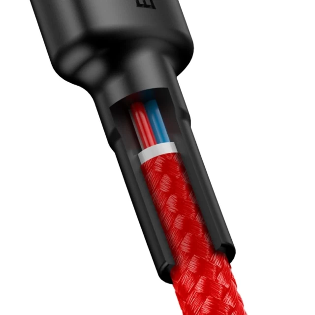 Кабель Baseus Cafule USB-C to USB-C 2m Red (CATKLF-H09)