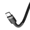 Кабель Baseus Cafule USB-C to USB-C 2m Black/Grey (CATKLF-HG1)