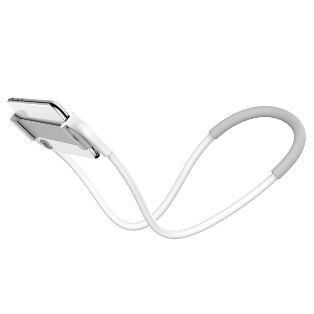 Підставка для iPhone New Neck-Mounted Lazy Bracket White (SUJG-ALR02)