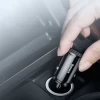 Автомобільний зарядний пристрій Baseus Circular Smart Car Charger 30W 2xUSB-A Black (CCALL-YD01)