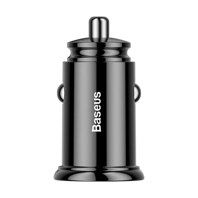 Автомобільний зарядний пристрій Baseus Circular Plastic 30W USB-A/USB-C Black (CCALL-YS01)