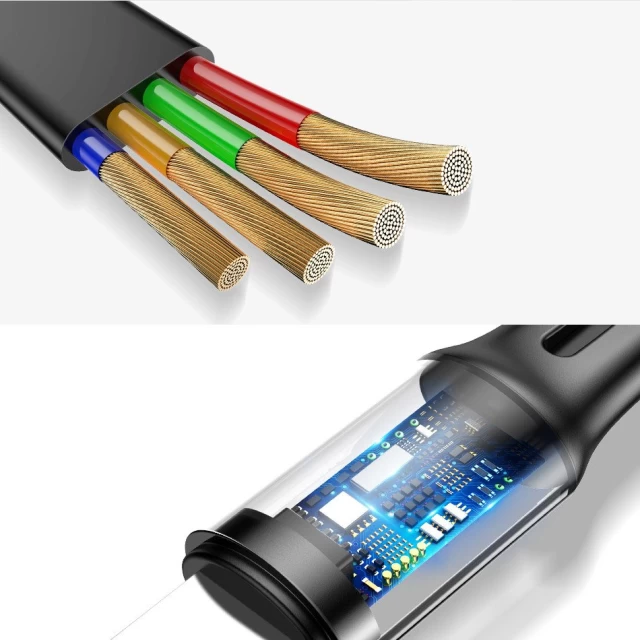 Кабель Baseus Fabric 3-in-1 USB-A to USB-C/Lightning/Micro-USB 1.2m Grey (CAMLT-BYG1)