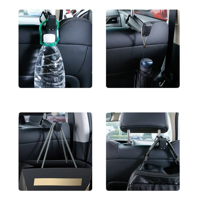 Автодержатель Baseus Back Seat Hook Holder Black (SUHZ-A01)