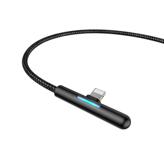 Кабель Baseus Iridescent Lamp USB-A to Lightning 1m Black (CAL7C-A01)