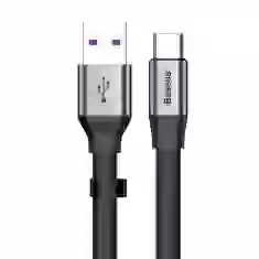 Кабель Baseus Simple USB-A to USB-C 0.23m QC Grey (CATMBJ-BG1)