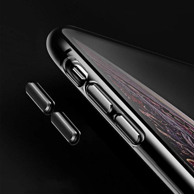 Чехол Baseus Transparent Key для iPhone XS Max Black (WIAPIPH65-QA01)