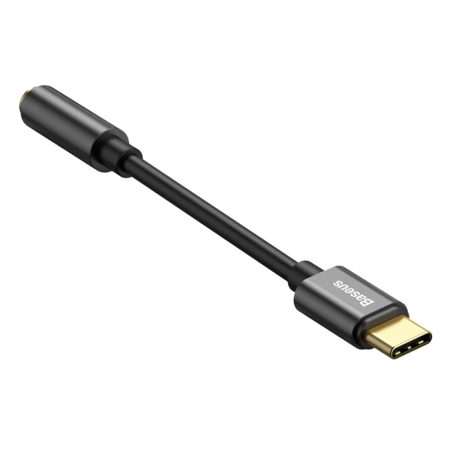 Адаптер Baseus L54 USB-C to Jack 3.5 mm Black (CATL54-01)
