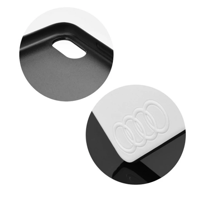Чохол Audi Leather Case для iPhone SE 2022/2020 | 8 | 7 White (AU-TPUPCIP8-TT/D1-WE)