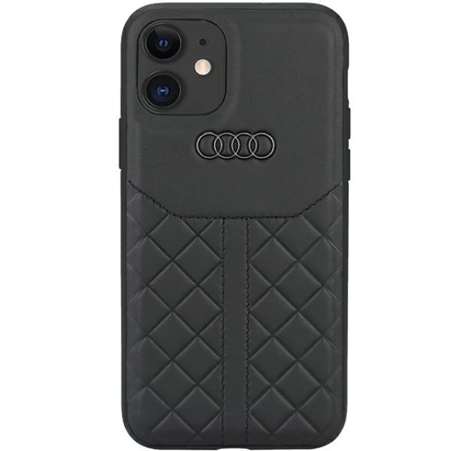 Чехол Audi Genuine Leather для iPhone 12 | 12 Pro Black (AU-TPUPCIP12P-Q8/D1-BK)