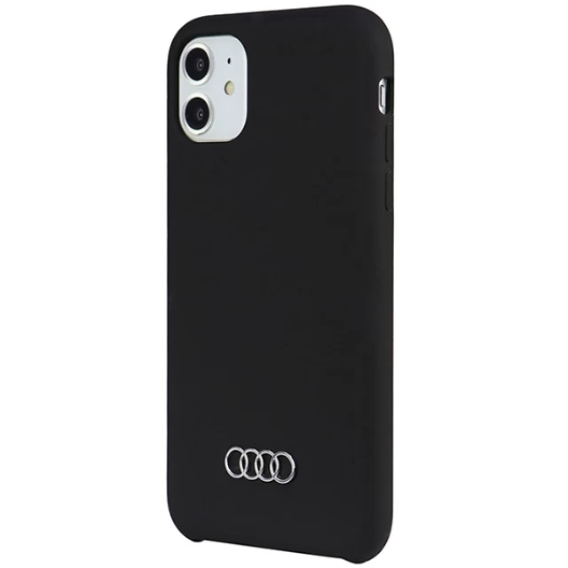 Чохол Audi Silicone Case для iPhone 12 | 12 Pro Black (AU-LSRIP12P-Q3/D1-BK)