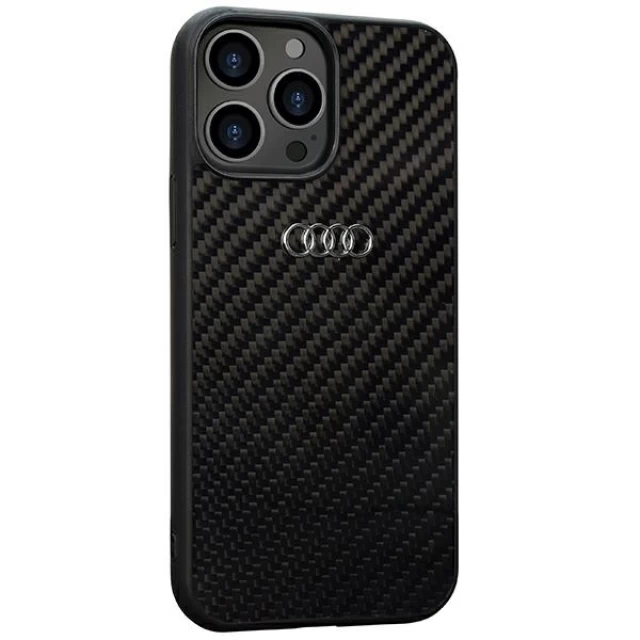 Чохол Audi Carbon Fiber для iPhone 13 Pro Black (AU-TPUPCIP13P-R8/D2-BK)