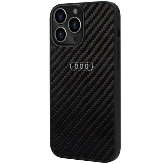 Чохол Audi Carbon Fiber для iPhone 13 Pro Black (AU-TPUPCIP13P-R8/D2-BK)