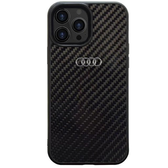 Чохол Audi Carbon Fiber для iPhone 13 Pro Black (AU-TPUPCIP13P-R8/D2-BK)