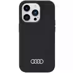 Чехол Audi Silicone Case для iPhone 14 Pro Black (AU-LSRIP14P-Q3/D1-BK)