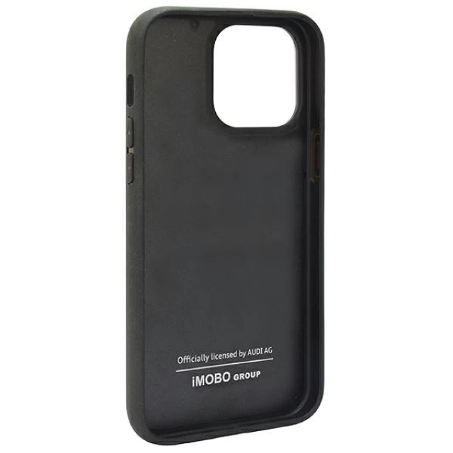 Чохол Audi Carbon Fiber Stripe для iPhone 14 Pro Max Black (AUS-TPUPCIP14PM-R8/D1-BK)