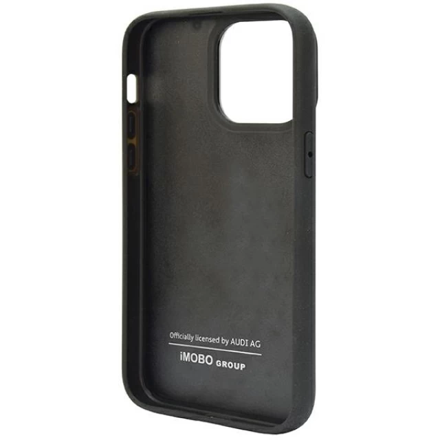 Чохол Audi Carbon Fiber Stripe для iPhone 14 Pro Max Black (AUS-TPUPCIP14PM-R8/D1-BK)