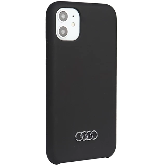 Чохол Audi Silicone Case для iPhone 11 | XR Black (AU-LSRIP11-Q3/D1-BK)