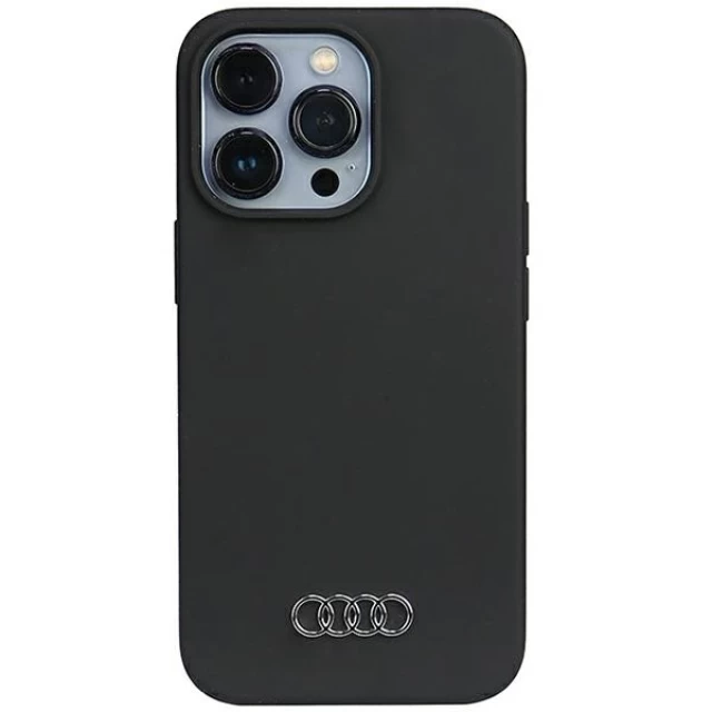 Чохол Audi Silicone Case для iPhone 13 Pro Black (AU-LSRIP13P-Q3/D1-BK)