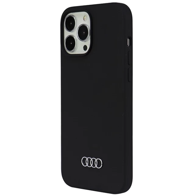 Чохол Audi Silicone Case для iPhone 13 Pro Max Black (AU-LSRIP13PM-Q3/D1-BK)