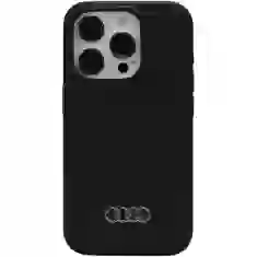 Чехол Audi Silicone Case для iPhone 15 Pro Max Black (AU-LSRIP15PM-Q3/D1-BK)