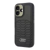 Чехол Audi Synthetic Leather для iPhone 16 Black with MagSafe (AU-TPUPCMIP16-GT/D3-BK)