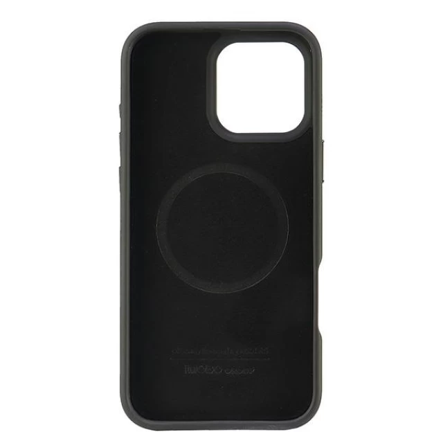 Чехол Audi Synthetic Leather для iPhone 16 Pro Max Black with MagSafe (AU-TPUPCMIP16PM-GT/D3-BK)