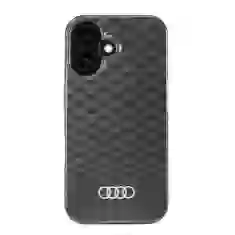 Чехол Audi IML Stitching Pattern для iPhone 16 Black with MagSafe (AU-IMLMIP16-Q5/D3-BK)