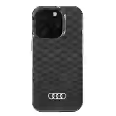 Чехол Audi IML Stitching Pattern для iPhone 16 Pro Black with MagSafe (AU-IMLMIP16P-Q5/D3-BK)