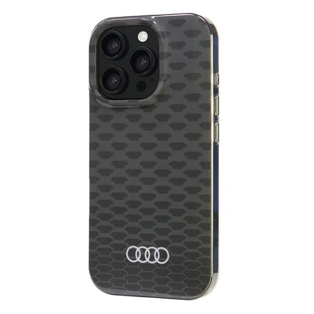 Чехол Audi IML Stitching Pattern для iPhone 16 Pro Black with MagSafe (AU-IMLMIP16P-Q5/D3-BK)